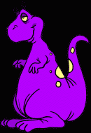 Purple dinosaur